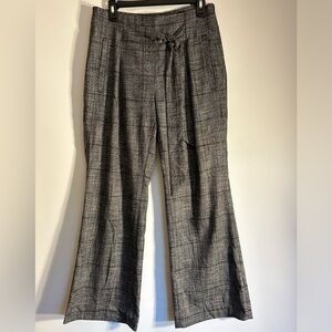 BANANA REPUBLIC BLAKE BELT TIE PLEAT FRONT WIDE LEG TROUSERS WOMEN’S SIZE 6